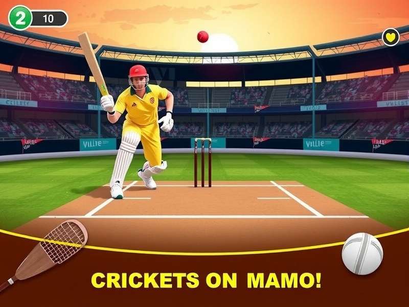 Cricket Volley Dynamo Game Screenshot